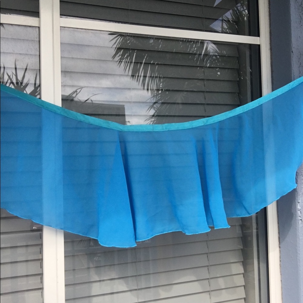 Blue Ballet Wrap Skirt
